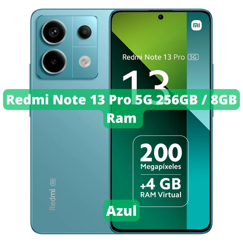Xiaomi Redmi Note 13 Pro 5G Versão Global | Smartphone 5G , ROM Global , Câmera 200MP , Carregador 67W